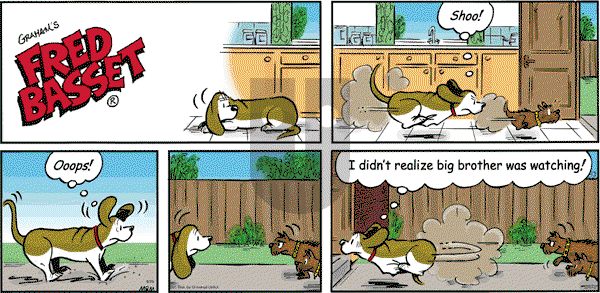 Fred Basset - Sunday August 29, 2010 Comic Strip