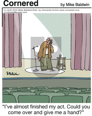 Cornered on Wednesday November 13, 2013 Comic Strip