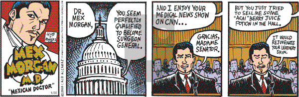 La Cucaracha on Friday January 30, 2009 Comic Strip