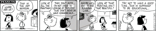 Peanuts - Friday May 7, 1971 Comic Strip