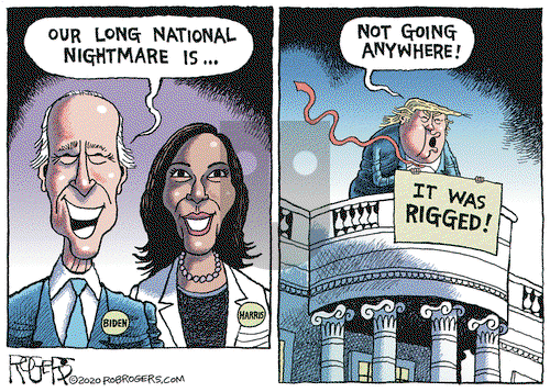 Rob Rogers on Monday November 9, 2020 Comic Strip