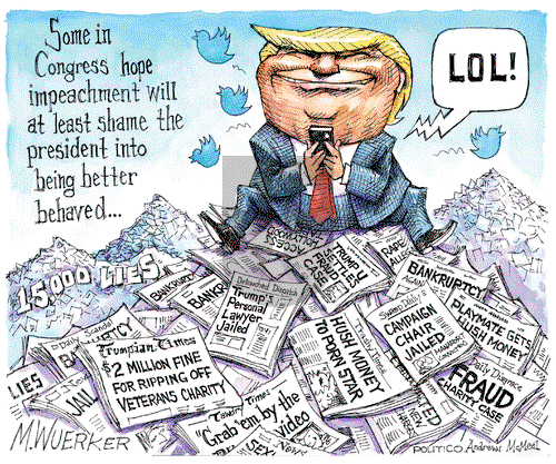 Matt Wuerker on Thursday December 19, 2019 Comic Strip