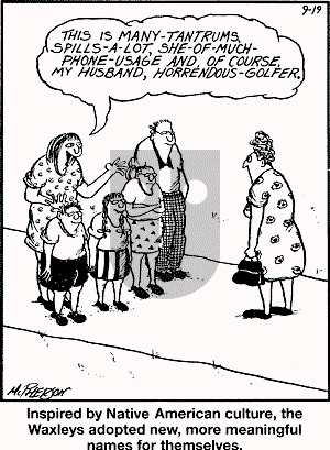 Close to Home - Tuesday September 19, 2000 Comic Strip