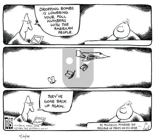 Tom Toles on Friday April 30, 1999 Comic Strip