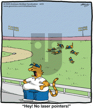 In the Bleachers on Thursday April 23, 2020 Comic Strip