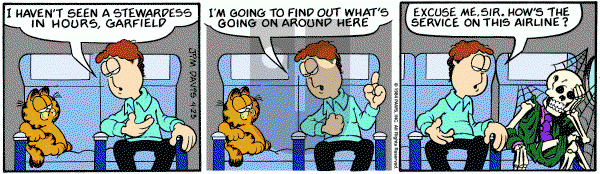 Garfield on Monday April 23, 1984 Comic Strip