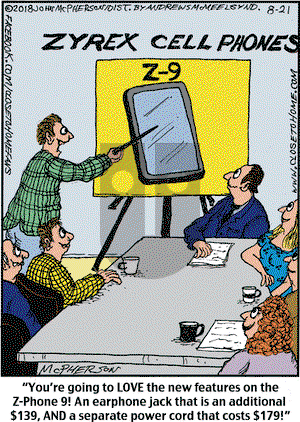 Close to Home on Tuesday August 21, 2018 Comic Strip
