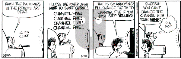 Grand Avenue on Monday July 30, 2001 Comic Strip