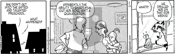 Over the Hedge on Saturday February 12, 2005 Comic Strip