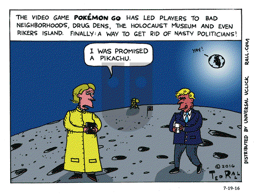 Ted Rall on Tuesday July 19, 2016 Comic Strip