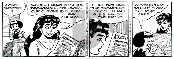 Nancy on Tuesday October 10, 2006 Comic Strip