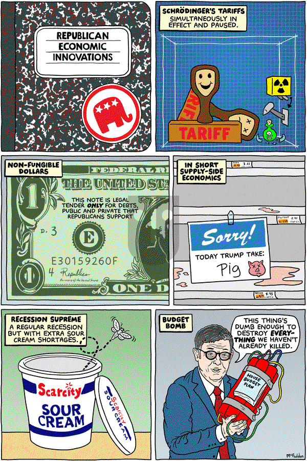 Brian McFadden on Tuesday April 15, 2025 Comic Strip