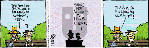 La Cucaracha on Friday August 22, 2008 Comic Strip