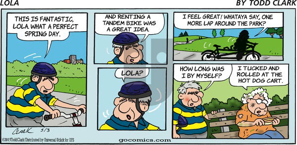 Lola - Sunday May 3, 2015 Comic Strip
