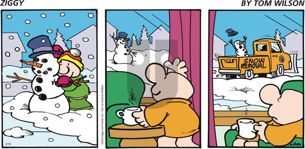 Ziggy on Sunday April 13, 2025 Comic Strip
