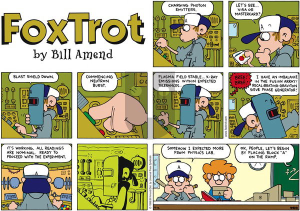 FoxTrot on Sunday September 12, 1999 Comic Strip
