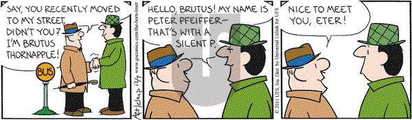 The Born Loser on Wednesday December 7, 2011 Comic Strip