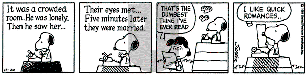 Peanuts on Tuesday November 20, 1984 Comic Strip