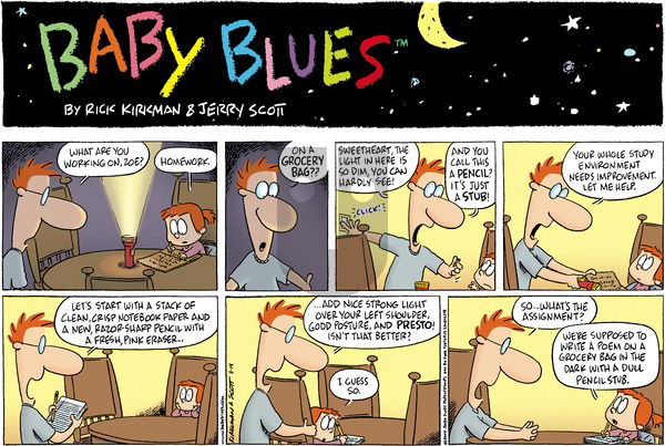 Baby Blues on Sunday March 14, 2004 Comic Strip