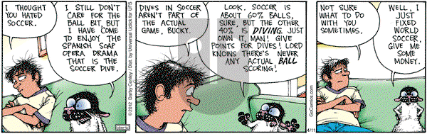 Get Fuzzy - Wednesday April 11, 2012 Comic Strip