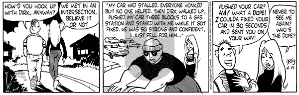 Luann on Monday April 19, 2004 Comic Strip