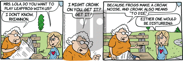 Lola on Thursday June 25, 2015 Comic Strip