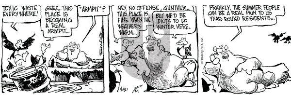 The Grizzwells on Tuesday April 30, 1996 Comic Strip