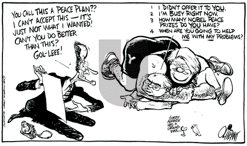 Pat Oliphant on Wednesday February 20, 1991 Comic Strip
