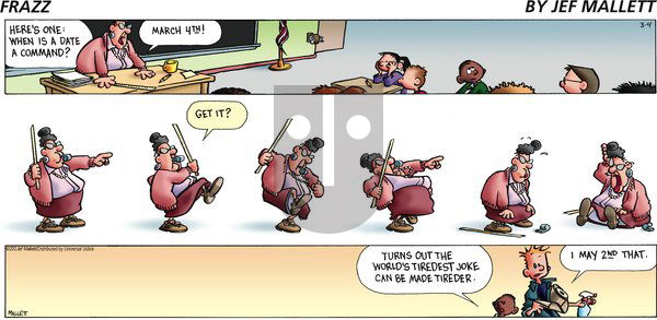 Frazz - Sunday March 4, 2012 Comic Strip