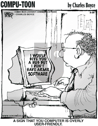 Compu-toon on Monday March 28, 2011 Comic Strip