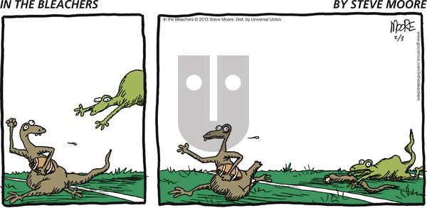 In the Bleachers on Sunday February 3, 2013 Comic Strip