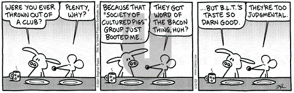 Pearls Before Swine on Saturday January 12, 2002 Comic Strip