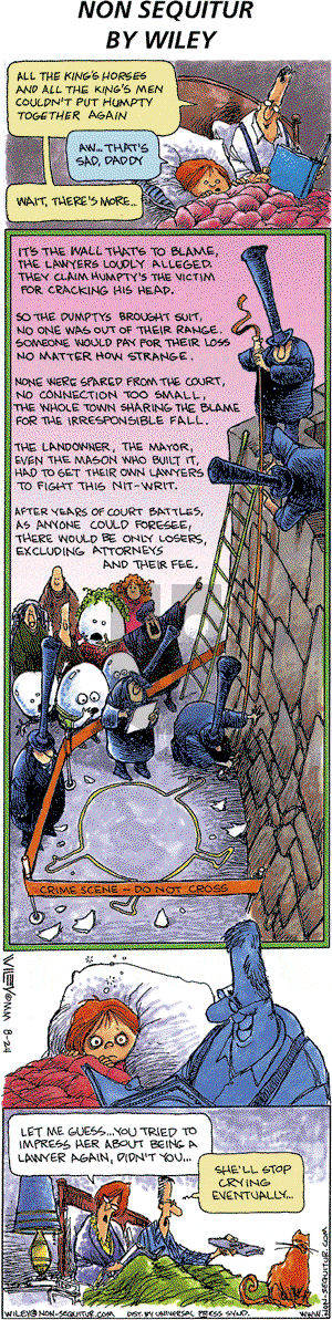 Non Sequitur on Sunday August 24, 2003 Comic Strip