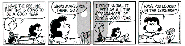 Peanuts on Monday January 1, 1979 Comic Strip