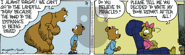 The Grizzwells on Wednesday July 4, 2018 Comic Strip