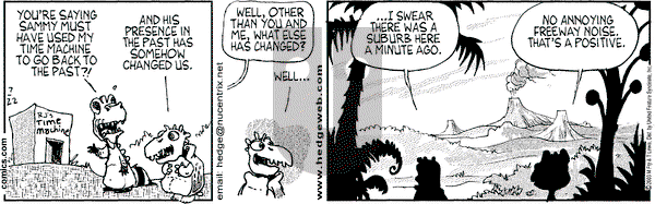 Over the Hedge on Saturday November 22, 2003 Comic Strip