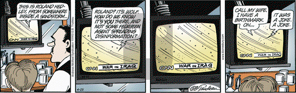 Doonesbury on Wednesday April 23, 2025 Comic Strip