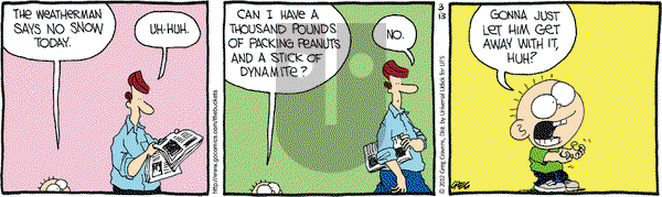 The Buckets on Tuesday March 13, 2012 Comic Strip