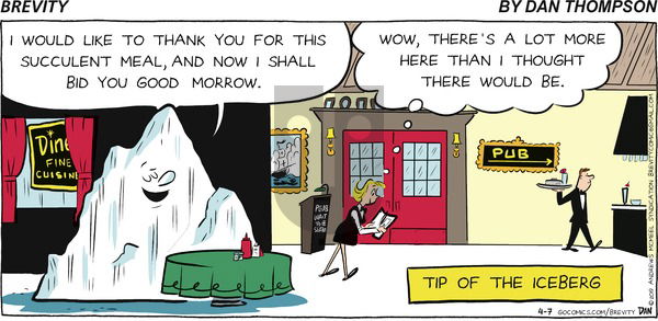 Brevity on Sunday April 7, 2019 Comic Strip
