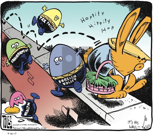 Tom Toles on Sunday April 16, 2017 Comic Strip