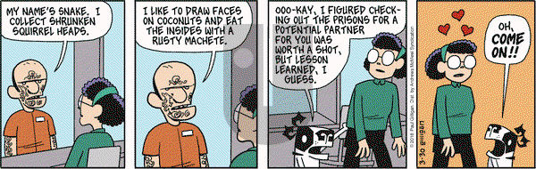 Pooch Cafe on Friday March 30, 2018 Comic Strip
