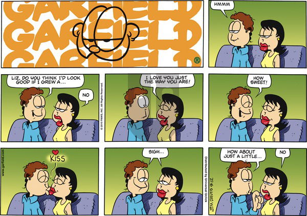 Garfield on Sunday September 12, 2010 Comic Strip