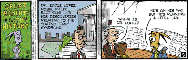 La Cucaracha on Wednesday September 26, 2018 Comic Strip