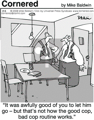 Cornered on Tuesday February 5, 2008 Comic Strip