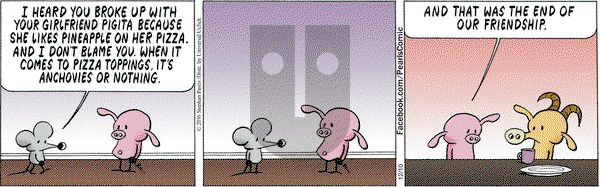 Pearls Before Swine on Saturday December 10, 2016 Comic Strip