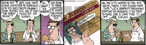 Monty on Monday July 11, 2016 Comic Strip