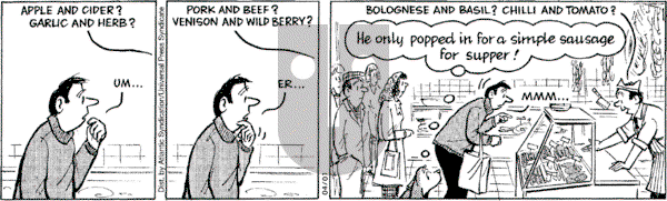 Fred Basset on Friday April 1, 2005 Comic Strip