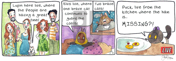 Breaking Cat News on Saturday August 6, 2016 Comic Strip