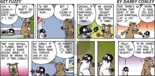 Get Fuzzy on Sunday June 2, 2013 Comic Strip