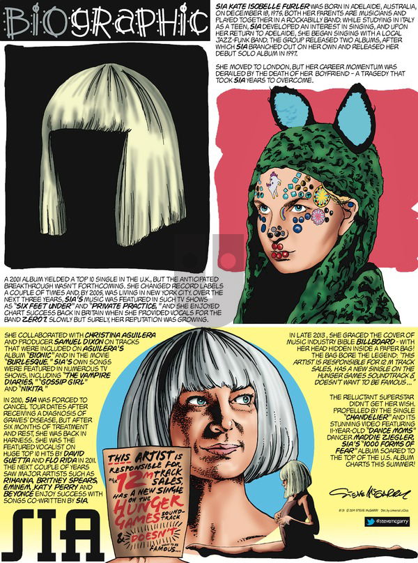 Biographic on Sunday August 31, 2014 Comic Strip